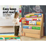 darrahopens Baby & Kids > Kid's Furniture Keezi 5 Tiers Kids Bookshelf Magazine Shelf Rack Organiser Bookcase Display