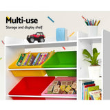 darrahopens Baby & Kids > Kid's Furniture Keezi 8 Bins Kids Toy Box Storage Organiser Rack Bookshelf Drawer Cabinet
