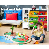 darrahopens Baby & Kids > Kid's Furniture Keezi 8 Bins Kids Toy Box Storage Organiser Rack Bookshelf Drawer Cabinet
