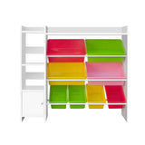 darrahopens Baby & Kids > Kid's Furniture Keezi 8 Bins Kids Toy Box Storage Organiser Rack Bookshelf Drawer Cabinet
