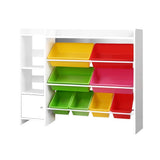 darrahopens Baby & Kids > Kid's Furniture Keezi 8 Bins Kids Toy Box Storage Organiser Rack Bookshelf Drawer Cabinet