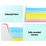 darrahopens Baby & Kids > Kid's Furniture Keezi Kids Bookcase Childrens Bookshelf Toy Storage Organizer 2 Tiers Shelves