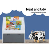 darrahopens Baby & Kids > Kid's Furniture Keezi Kids Bookshelf Childrens Bookcase Organiser Storage Shelf Wooden White