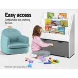 darrahopens Baby & Kids > Kid's Furniture Keezi Kids Bookshelf Childrens Bookcase Organiser Storage Shelf Wooden White