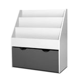 darrahopens Baby & Kids > Kid's Furniture Keezi Kids Bookshelf Childrens Bookcase Organiser Storage Shelf Wooden White