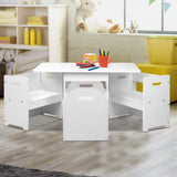darrahopens Baby & Kids > Kid's Furniture Keezi Kids Multi-function Table and Chair Hidden Storage Box Toy Activity Desk