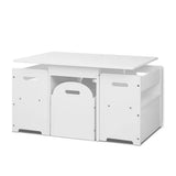 darrahopens Baby & Kids > Kid's Furniture Keezi Kids Multi-function Table and Chair Hidden Storage Box Toy Activity Desk