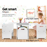darrahopens Baby & Kids > Kid's Furniture Keezi Kids Multi-function Table and Chair Hidden Storage Box Toy Activity Desk