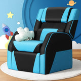 Darrahopens Baby & Kids > Kid's Furniture Keezi Kids Recliner Chair PU Leather Gaming Sofa Lounge Couch Children Armchair