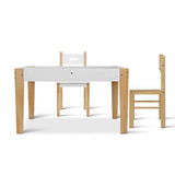 darrahopens Baby & Kids > Kid's Furniture Keezi Kids Table and Chair Set Activity Chalkboard Toys Storage Desk Drawing