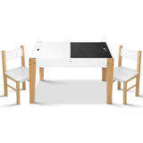 darrahopens Baby & Kids > Kid's Furniture Keezi Kids Table and Chair Set Activity Chalkboard Toys Storage Desk Drawing