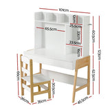 Darrahopens Baby & Kids > Kid's Furniture Keezi Kids Table and Chairs Set Study Play Toys Storage Desk Children Furniture