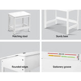 darrahopens Baby & Kids > Kid's Furniture Keezi Kids Table Chairs Set Children Drawing Writing Desk Storage Toys Play