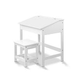 darrahopens Baby & Kids > Kid's Furniture Keezi Kids Table Chairs Set Children Drawing Writing Desk Storage Toys Play