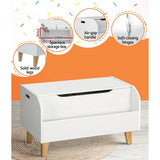 Darrahopens Baby & Kids > Kid's Furniture Keezi Kids Toy Box Bookshelf Storage Children Room Bookcase Organiser Display