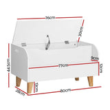 Darrahopens Baby & Kids > Kid's Furniture Keezi Kids Toy Box Bookshelf Storage Children Room Bookcase Organiser Display