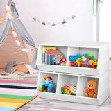 darrahopens Baby & Kids > Kid's Furniture Keezi Kids Toy Box Stackable Bookshelf Storage Organiser Bookcase Shelf