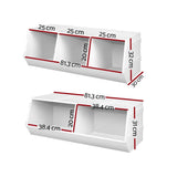 darrahopens Baby & Kids > Kid's Furniture Keezi Kids Toy Box Stackable Bookshelf Storage Organiser Bookcase Shelf
