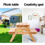 darrahopens Baby & Kids > Kid's Furniture Keezi Kids Wooden Picnic Bench Set