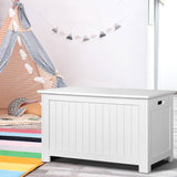 darrahopens Baby & Kids > Kid's Furniture Keezi Kids Wooden Toy Chest Storage Blanket Box White Children Room Organiser