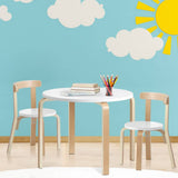 darrahopens Baby & Kids > Kid's Furniture Keezi Nordic Kids Table Chair Set 3PC Desk Activity Study Play Children Modern