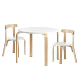 darrahopens Baby & Kids > Kid's Furniture Keezi Nordic Kids Table Chair Set 3PC Desk Activity Study Play Children Modern