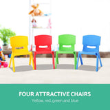 darrahopens Baby & Kids > Kid's Furniture Keezi Set of 4 Kids Play Chairs