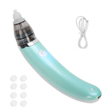 Darrahopens Baby & Kids > Nursing Baby Nasal Aspirator Electric Safe Hygienic Nose Cleaner Snot Sucker For baby (Green)