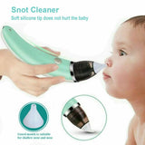 Darrahopens Baby & Kids > Nursing Baby Nasal Aspirator Electric Safe Hygienic Nose Cleaner Snot Sucker For baby (Green)