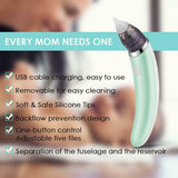 Darrahopens Baby & Kids > Nursing Baby Nasal Aspirator Electric Safe Hygienic Nose Cleaner Snot Sucker For baby (Green)
