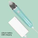Darrahopens Baby & Kids > Nursing Baby Nasal Aspirator Electric Safe Hygienic Nose Cleaner Snot Sucker For baby (Green)