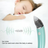 Darrahopens Baby & Kids > Nursing Baby Nasal Aspirator Electric Safe Hygienic Nose Cleaner Snot Sucker For baby (Green)