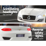 darrahopens Baby & Kids > Ride on Cars, Go-karts & Bikes Bentley Kids Ride On Car Licensed Electric Toys 12V Battery Remote Cars White