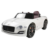 darrahopens Baby & Kids > Ride on Cars, Go-karts & Bikes Bentley Kids Ride On Car Licensed Electric Toys 12V Battery Remote Cars White