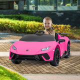 Darrahopens Baby & Kids > Ride on Cars, Go-karts & Bikes Kahuna Lamborghini Performante Kids Electric Ride On Car Remote Control by Kahuna - Pink