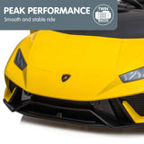 Darrahopens Baby & Kids > Ride on Cars, Go-karts & Bikes Kahuna Lamborghini Performante Kids Electric Ride On Car Remote Control - Yellow