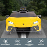 Darrahopens Baby & Kids > Ride on Cars, Go-karts & Bikes Kahuna Lamborghini Performante Kids Electric Ride On Car Remote Control - Yellow