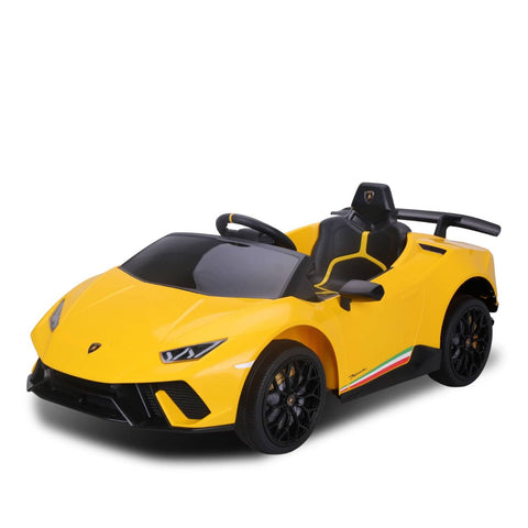 Darrahopens Baby & Kids > Ride on Cars, Go-karts & Bikes Kahuna Lamborghini Performante Kids Electric Ride On Car Remote Control - Yellow
