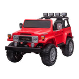 Darrahopens Baby & Kids > Ride on Cars, Go-karts & Bikes Kahuna Licensed Toyota FJ-40 Electric Kids Ride On Car by Kahuna - Red