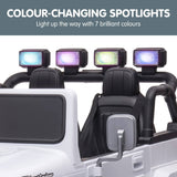 Darrahopens Baby & Kids > Ride on Cars, Go-karts & Bikes Kahuna Licensed Toyota FJ-40 Kids Ride On Electric Toy Car 80W - White