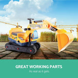 darrahopens Baby & Kids > Ride on Cars, Go-karts & Bikes Keezi Kids Ride On Excavator - Yellow
