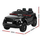 darrahopens Baby & Kids > Ride on Cars, Go-karts & Bikes Kids Ride On Car Licensed Land Rover 12V Electric Car Toys Battery Remote Black