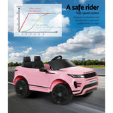 darrahopens Baby & Kids > Ride on Cars, Go-karts & Bikes Kids Ride On Car Licensed Land Rover 12V Electric Car Toys Battery Remote Pink