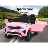 darrahopens Baby & Kids > Ride on Cars, Go-karts & Bikes Kids Ride On Car Licensed Land Rover 12V Electric Car Toys Battery Remote Pink