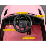 darrahopens Baby & Kids > Ride on Cars, Go-karts & Bikes Kids Ride On Car Licensed Land Rover 12V Electric Car Toys Battery Remote Pink