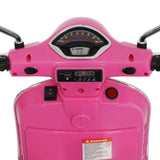 Darrahopens Baby & Kids > Ride on Cars, Go-karts & Bikes Kids Ride On Car Motorcycle Motorbike VESPA Licensed Scooter Electric Toys Pink