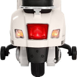 Darrahopens Baby & Kids > Ride on Cars, Go-karts & Bikes Kids Ride On Car Motorcycle Motorbike VESPA Licensed Scooter Electric Toys White