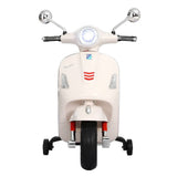 Darrahopens Baby & Kids > Ride on Cars, Go-karts & Bikes Kids Ride On Car Motorcycle Motorbike VESPA Licensed Scooter Electric Toys White