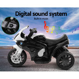 darrahopens Baby & Kids > Ride on Cars, Go-karts & Bikes Kids Ride On Motorbike BMW Licensed S1000RR Motorcycle Car Black