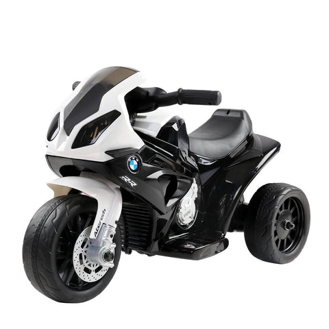darrahopens Baby & Kids > Ride on Cars, Go-karts & Bikes Kids Ride On Motorbike BMW Licensed S1000RR Motorcycle Car Black